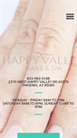 Mobile Screenshot of happyvalleynailsandspa.com